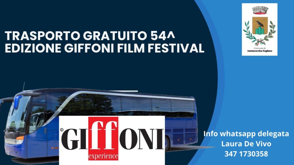ORARIO TRASPORTO GIURATI GIFFONI FILIM FESTIVAL 2024